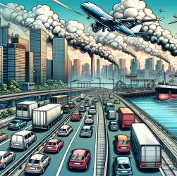 La pollution des transports